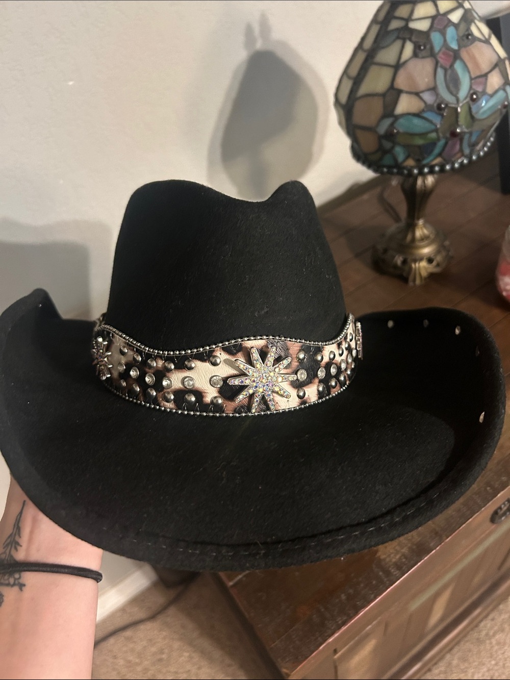 Black Western Wool Bullhide Cowboy Hat
